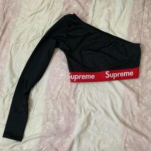 One Sleeve Cropped Supreme Top from Frankie Collective